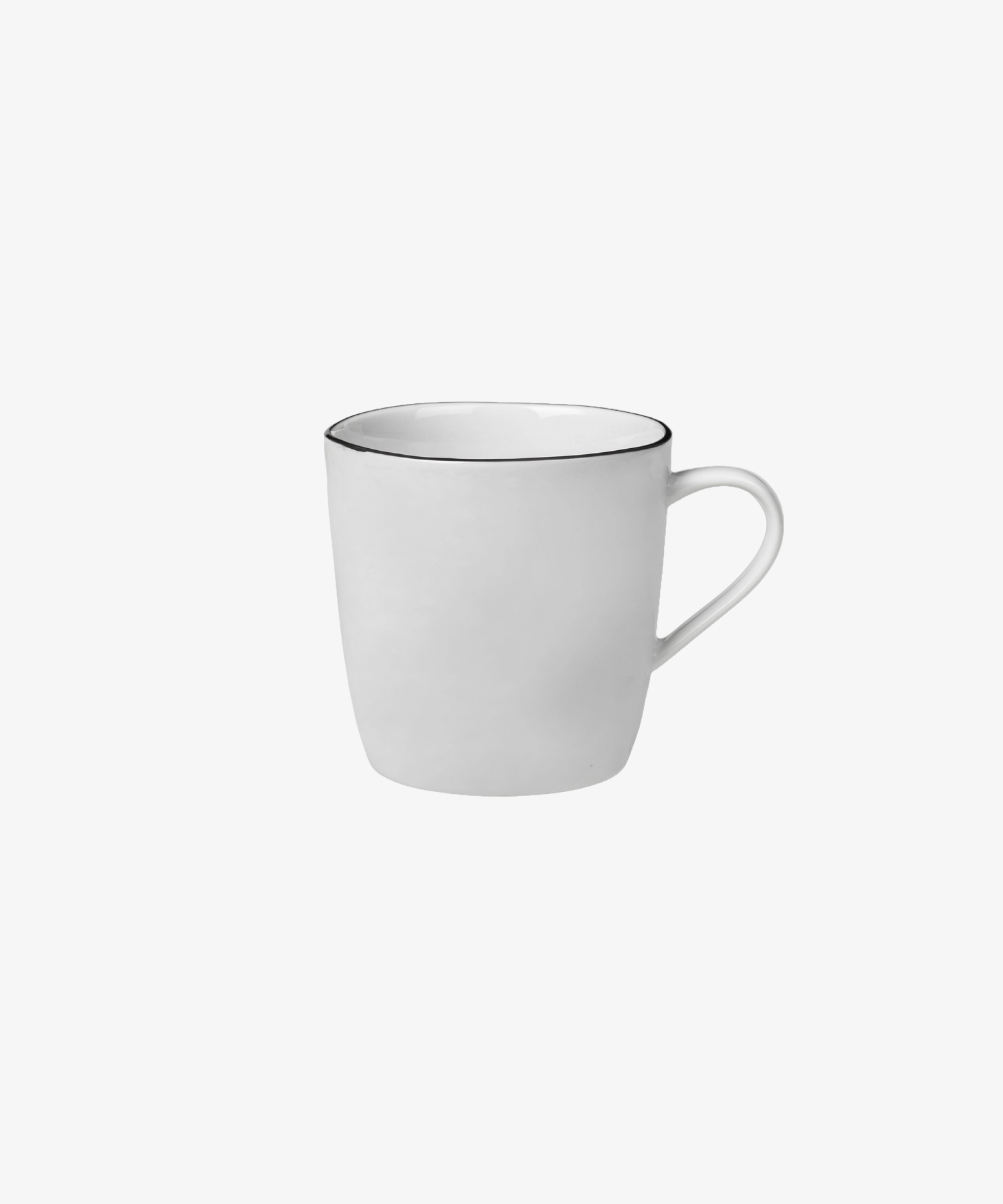 Mug en porcelaine émaillée Salt Ø11,5 x 8,5 cm - blanc - Broste Copenhagen | Manoir Plume