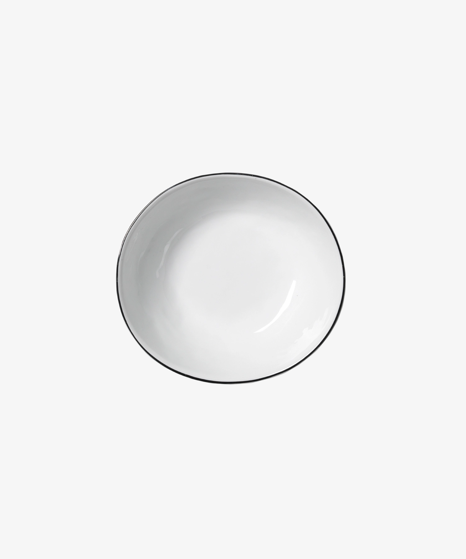 Bol en porcelaine émaillée 15,5 x 17 x 6 cm Salt - blanc - Broste Copenhagen | Manoir Plume