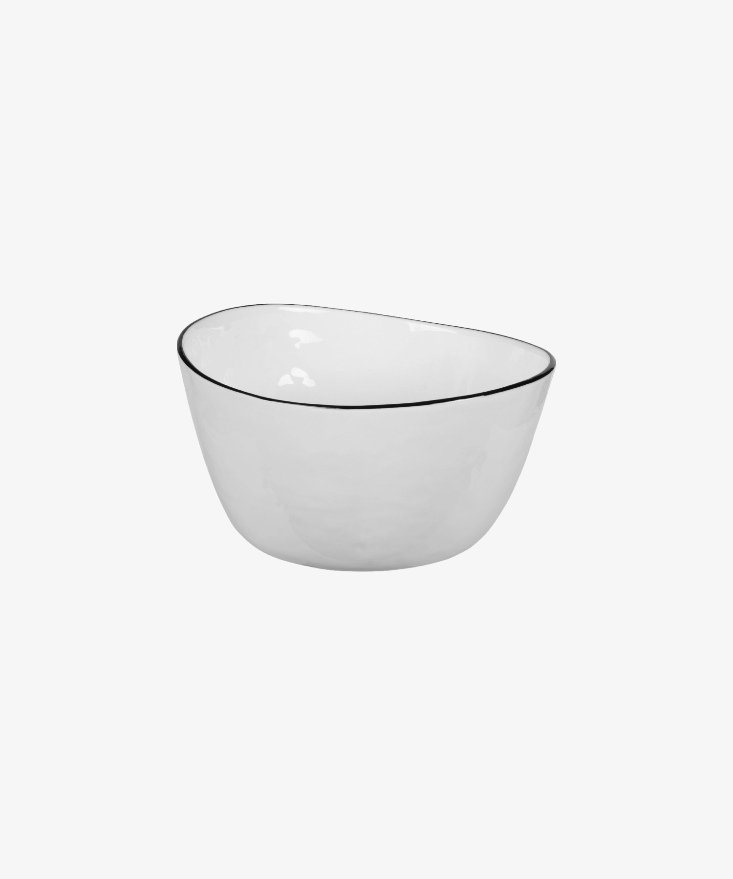 Bol en porcelaine émaillée 18,5 x 20 x 11 cm Salt - blanc - Broste Copenhagen | Manoir Plume