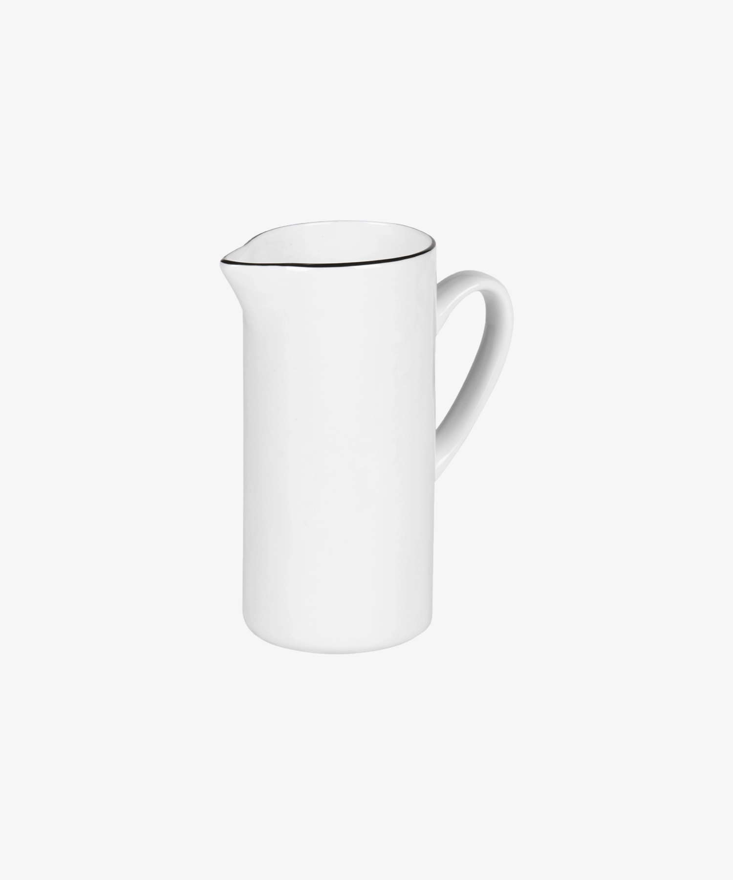 Pichet à lait en porcelaine émaillée Salt - blanc - Broste Copenhagen | Manoir Plume