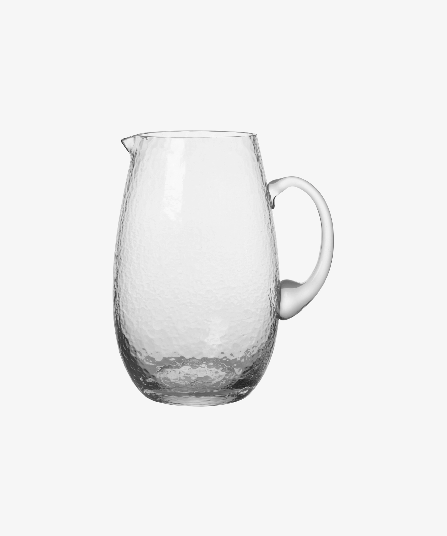 Pichet en verre Hammered - transparent - Broste Copenhagen | Manoir Plume