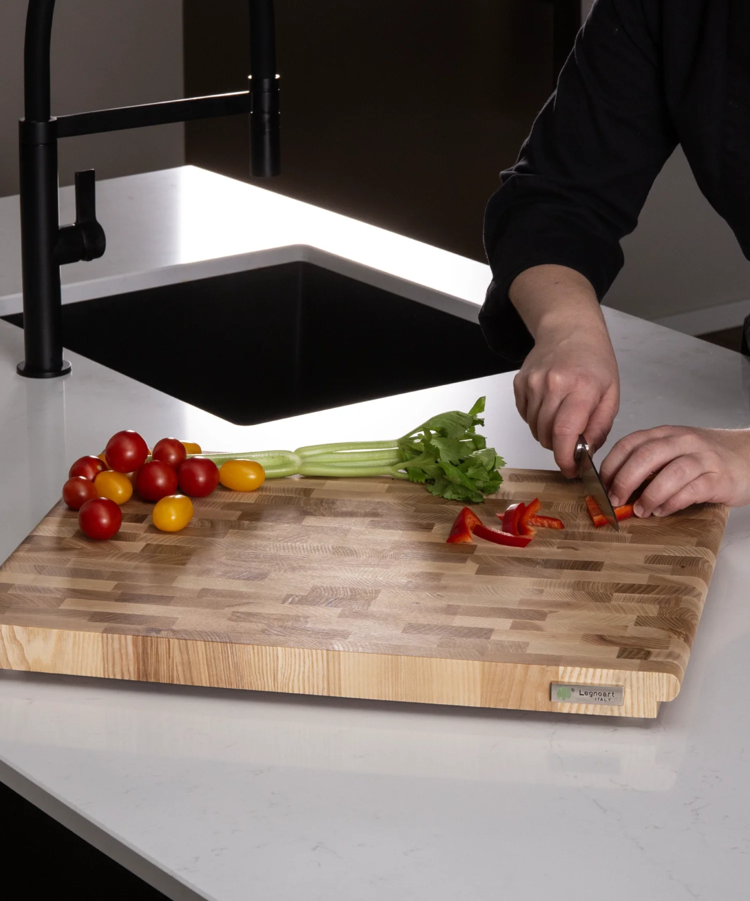 Planche à découper en frêne Castello XXL - naturel - Legnoart | Manoir Plume