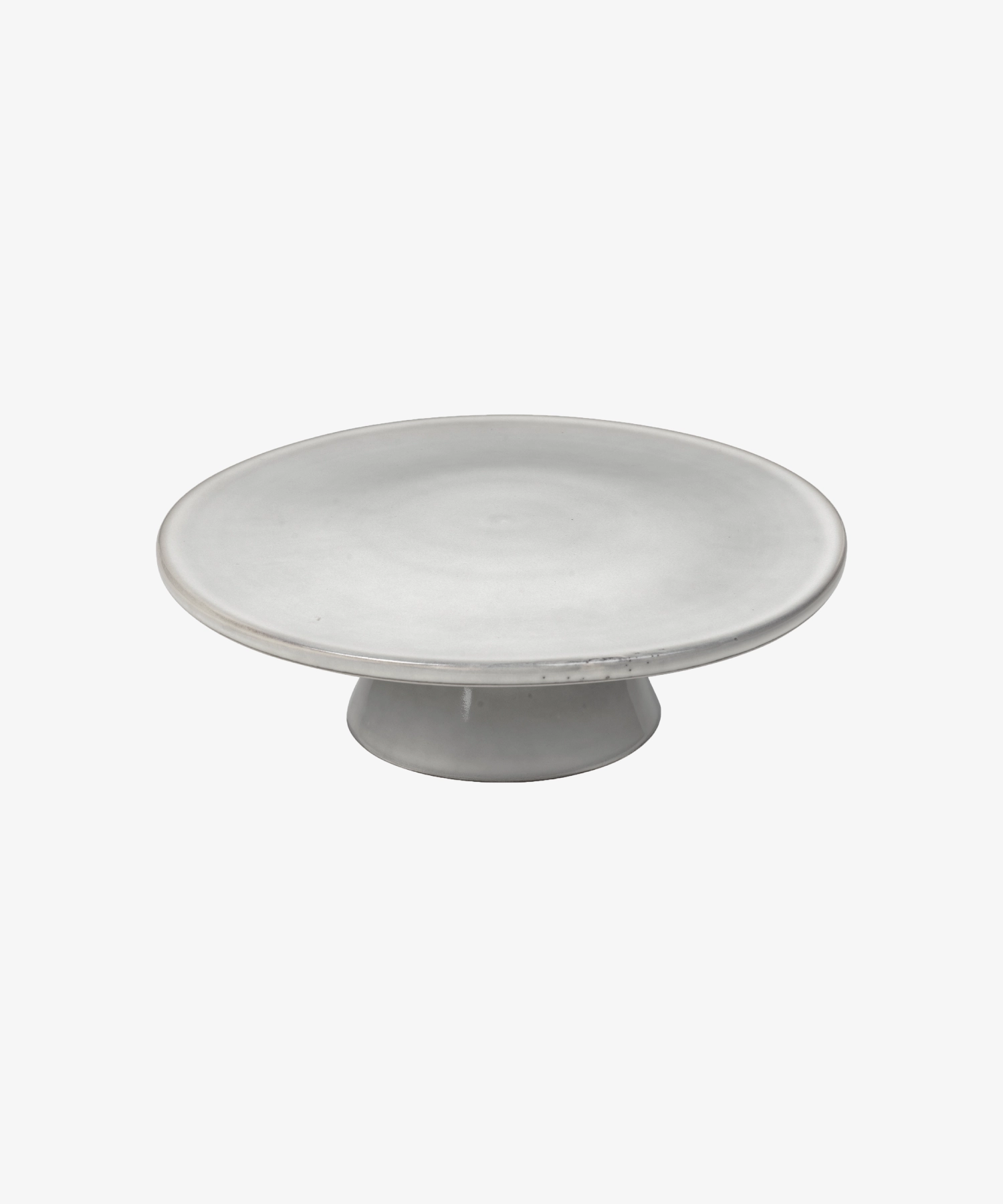 Plat à gâteaux en grès émaillé Nordic Sand - sable - Broste Copenhagen | Manoir Plume