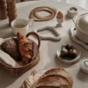 Set de 2 dessous de plat en grès émaillé Nordic Vanilla - crème - Broste Copenhagen | Manoir Plume
