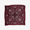 Foulard en coton Bandana - bordeaux - Maison Lecomte Flament | Manoir Plume