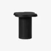Table d'appoint en placage de chêne et frêne Mahaut - noir - Gabrielle Paris | Manoir Plume