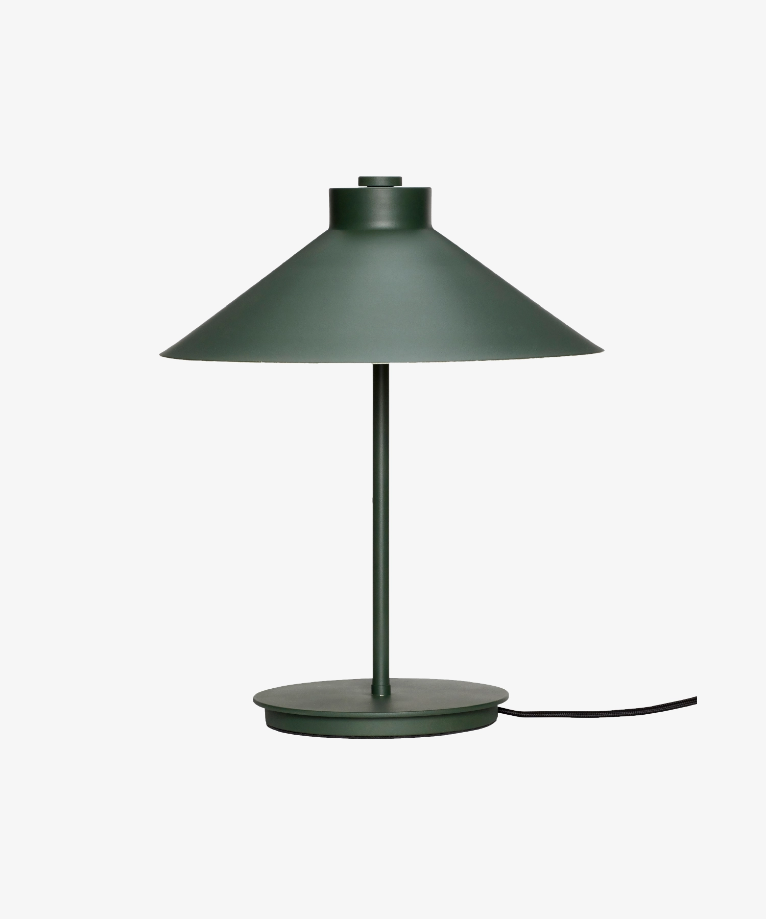 Lampe à poser en métal Shape - vert - Hübsch | Manoir Plume