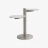 Table d'appoint en métal Platform - sable - Hübsch | Manoir Plume