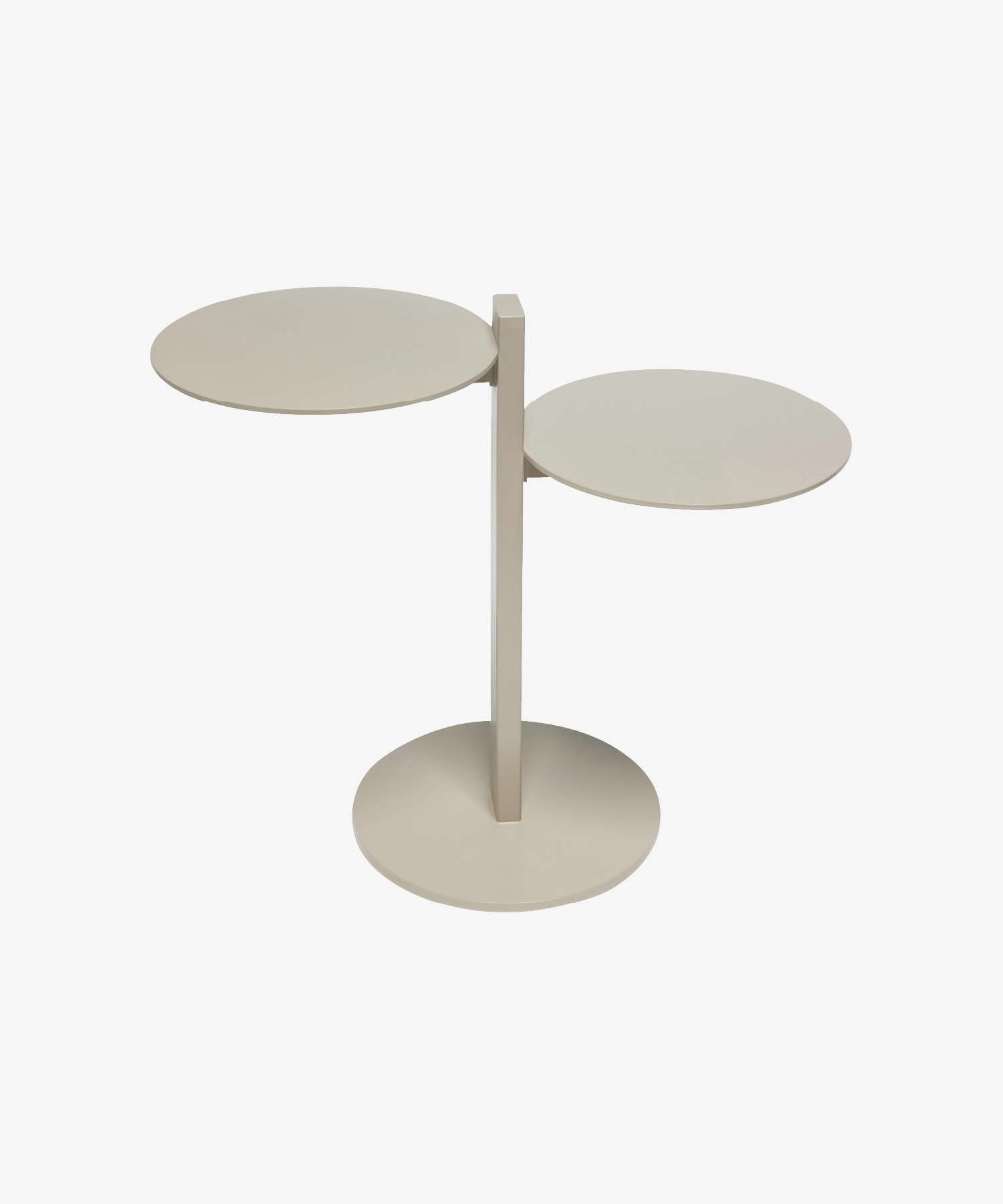 Table d'appoint en métal Platform - sable - Hübsch | Manoir Plume